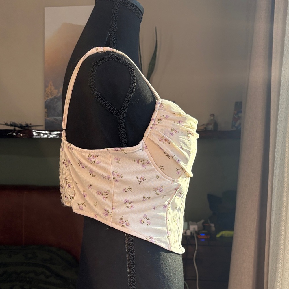 Iris Floral Camisole with Purple Accents - Picture 6 of 7